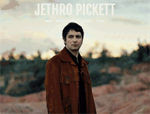 Tablet Screenshot of jethropickett.com